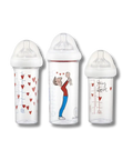 Set de 3 biberons Papa-bébé by soledad Le Biberon Français - Blossom Care