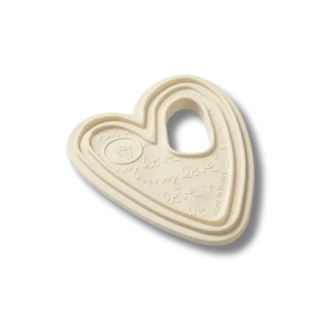 Anneau de dentition cœurs en SEBS Le Biberon Français - Blossom Care
