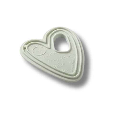 Anneau de dentition cœurs en SEBS Le Biberon Français - Blossom Care