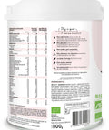 Lait bio 1er âge Popote pour nourrissons de 0 à 6 mois, 400g, contenant une boîte de lait infantile naturel.