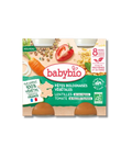 Pâtes bolognaises végétales Carottes Lentilles Tomates 8 mois 2x200g Babybio - Blossom Care