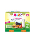 Assiette de légumes et semoule pour bébé Hipp P'tits Veggies, pot de 190g, aliments pour enfants de 6 mois, aliments naturels et équilibrés