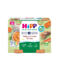 Poelée de Carottes Riz Veau Petits Mijotés 6 mois 2x190g HiPP - Blossom Care