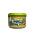 Mousseline Petits Pois Saumon Potpotam pour bébé de 8 mois, 180 g, viande ou poisson, image de la boîte avec poisson et petits pois