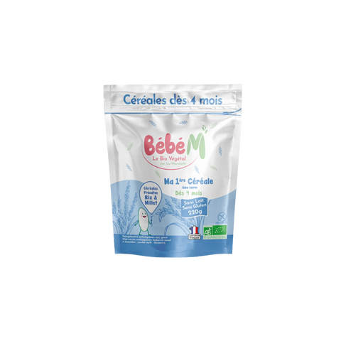 Céréales pour bébé La Mandorle Ma 1ère Céréale 4 mois, boîte de 220g, céréales et bouillies pour nourrisson de 4 mois
