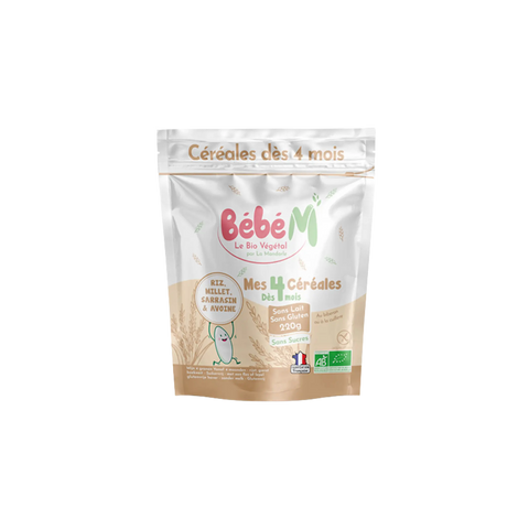 Mes 4 céréales (Avoine sans gluten) 4 mois 220g - Blossom Care