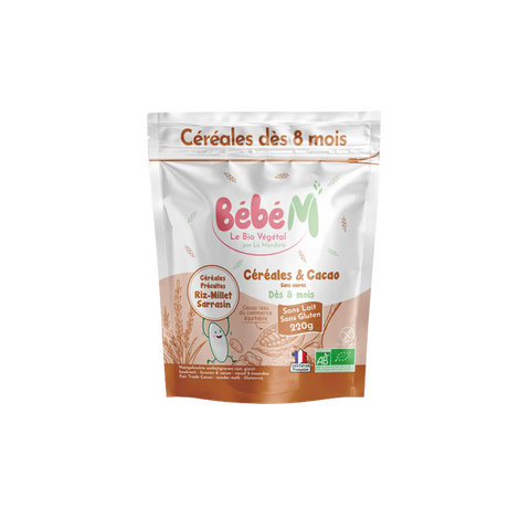 Céréales Cacao 8 mois 220g - Blossom Care
