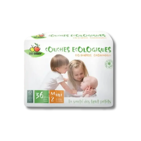 Couches Bio Babby - Tailles 1 à 6 - Blossom Care