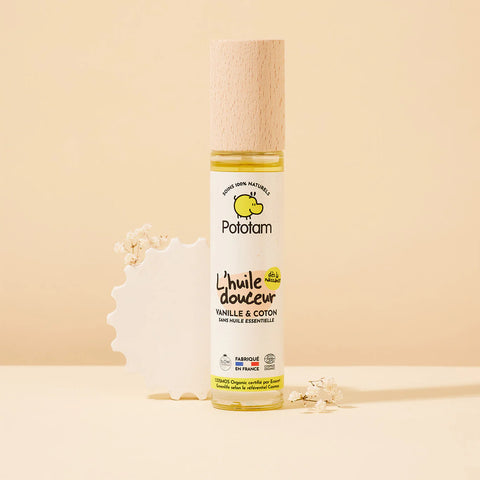 Coffret Merveilles Pototam pour soins complets bébé dès la naissance, contenant plusieurs produits dans un coffret élégant