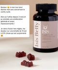 Gummies confort cycle de Isis Superfood, complément alimentaire pour le bien-être menstruel, avec des ingrédients naturels.