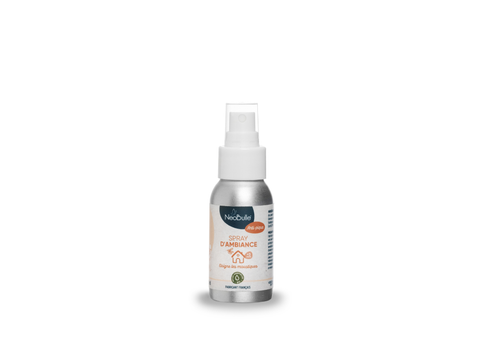 Spray d'ambiance anti-pique Néobulle, 50ml, conçu pour éloigner les insectes et créer une atmosphère saine.