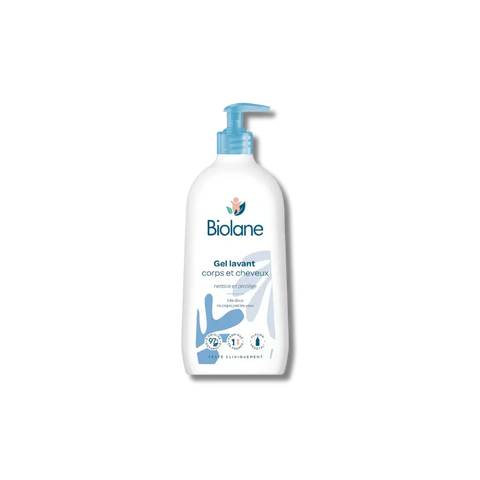 Gel lavant corps & cheveux 2 en 1 Biolane - Blossom Care