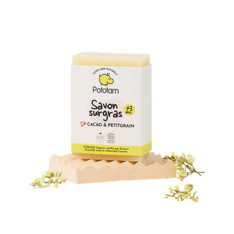Savon surgras Cacao & Petitgrain 95g Pototam - Blossom Care
