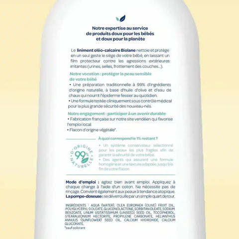 Liniment oléo-calcaire Biolane - Blossom Care