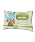 Lingettes Peaux sensibles compostables Tidoo x58 - Blossom Care