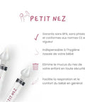 Seringues nasales (kit avec gobelet) Petit Nez - Blossom Care