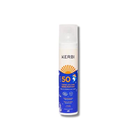 Crème solaire SPF50 Bébé-Enfant Kerbi - Blossom Care