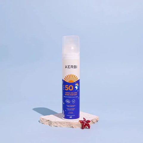 Crème solaire SPF50 Bébé-Enfant Kerbi - Blossom Care