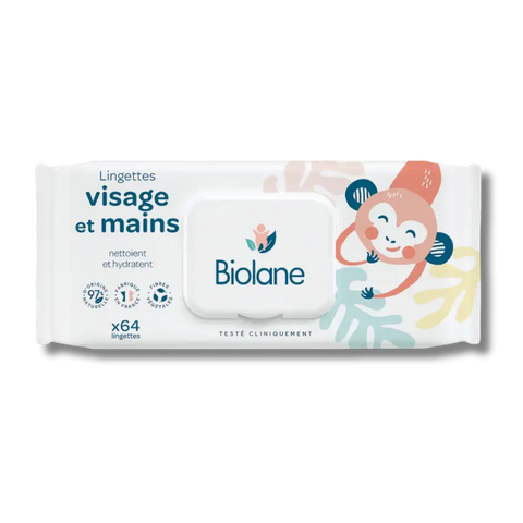 Lingettes visage et mains Biolane - Blossom Care