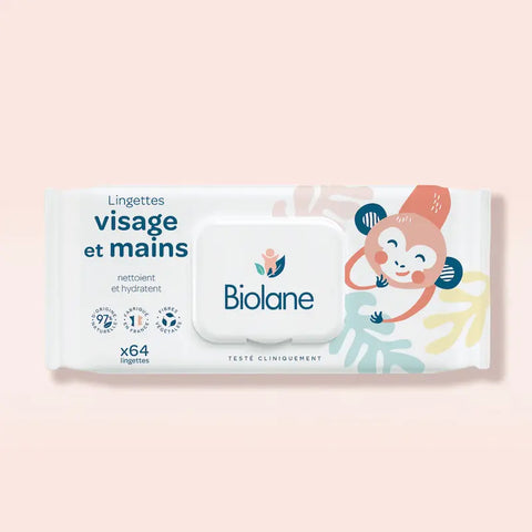 Lingettes visage et mains Biolane - Blossom Care