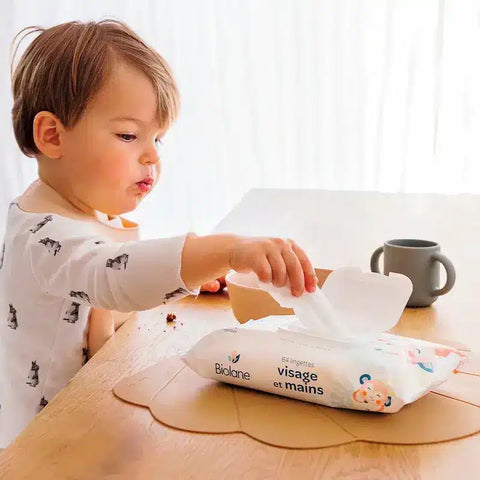 Lingettes visage et mains Biolane - Blossom Care