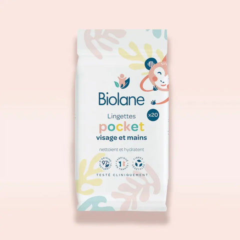 Lingettes visage et mains Biolane - Blossom Care