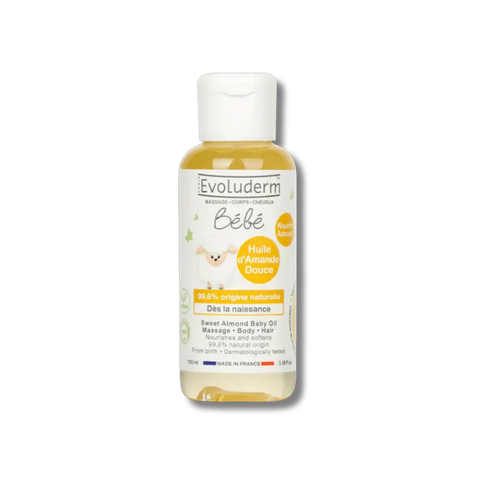 Huile d'amande douce bébé 100 ml Evoluderm - Blossom Care