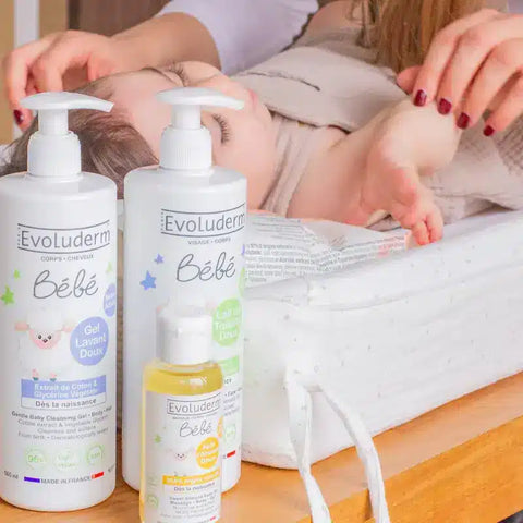 Lait de toilette Doux Visage et Corps bébé 500 ml Evoluderm - Blossom Care