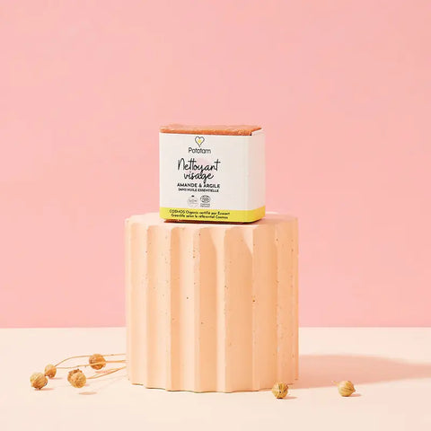 Nettoyant Visage Amande douce Argile rouge 30g Pototam - Blossom Care