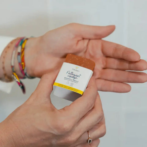 Nettoyant Visage Amande douce Argile rouge 30g Pototam - Blossom Care