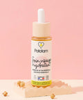 Crème hydratante visage Pototam à la vanille et calendula pour un teint lumineux et naturel, visible dans le pot de soin.
