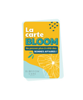 Carte cadeau Blossom Care, carte cadeau élégante avec logo et design floral, idéale pour offrir un soin ou un service de beauté.