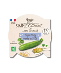 Repas du soir pour bébé, légumes verts écrasés bio de blé, 12 mois, 200g, par la marque Simple Comme