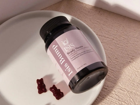 Complément alimentaire Ready Mama d'Isis Superfood, complexe prénatal et postnatal pour femmes enceintes et allaitantes.