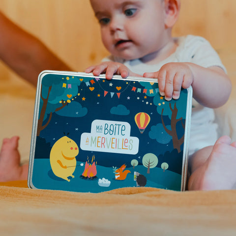 Coffret Pototam Merveilles pour bébé, soin complet pour nourrissons dès la naissance, avec produits doux et hydratants